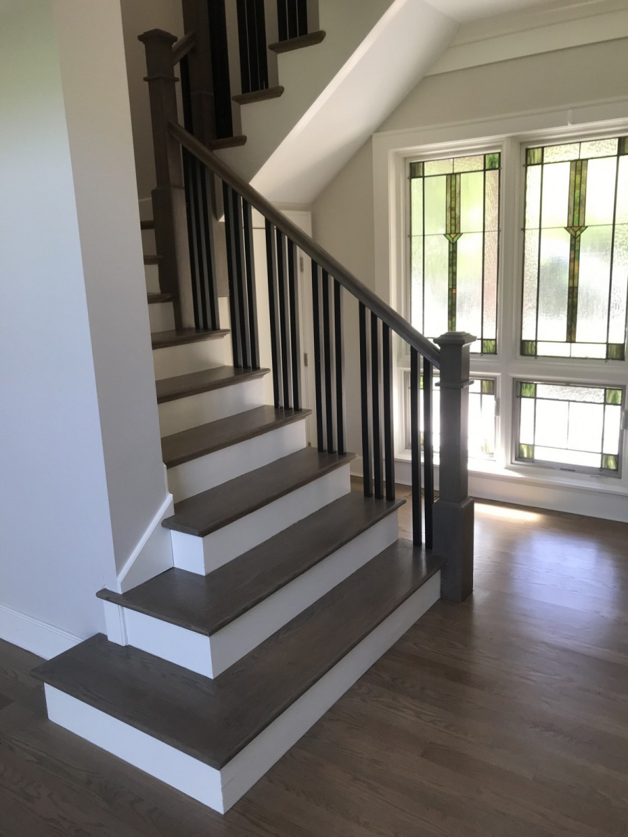 Wood Stairs Buffalo Grove & Wood Staircases Installation Buffalo Grove